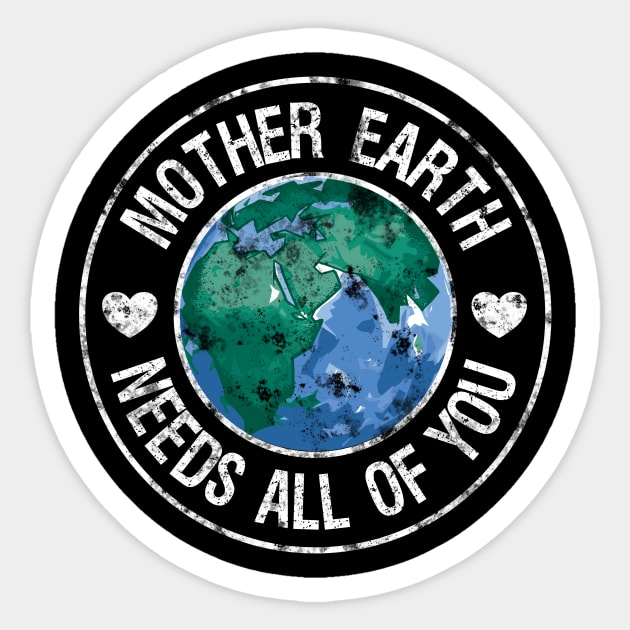 Mother Earth Saying Sticker by Anassein.os